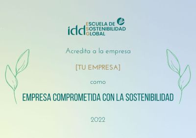 Placa Empresa Comprometida con la Sostenibilidad